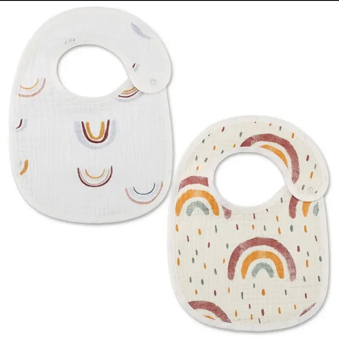 2pcs Waterproof Baby Bibs Set