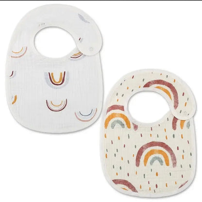 2pcs Waterproof Baby Bibs Set