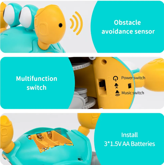 Interactive Crab Toy