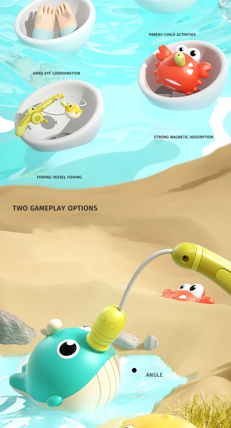 Magnetic Fishing Bath Toy Set