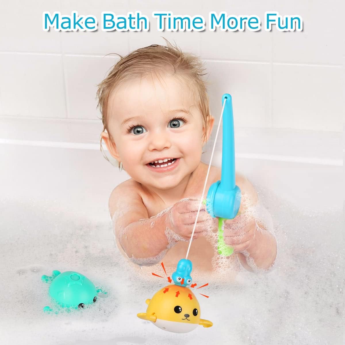 Magnetic Fishing Bath Toy Set