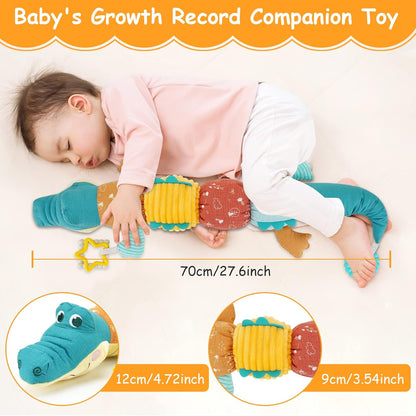 Infant Musical Stuffed Crocodile Toy